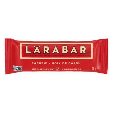 Larabar CA, Cashew, front of single pack, 45g